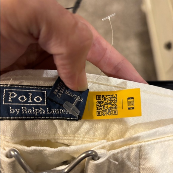 Ralph Lauren Cream Pants with Floral Detail - Picture 7 of 9